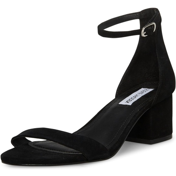 Steve Madden Shoes - Steve Madden Black Velvet Chunky Heels